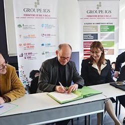 Le Groupe IGS signe un partenariat avec l’AFREF