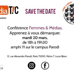 Conférence Mediatic « Femmes & Médias »