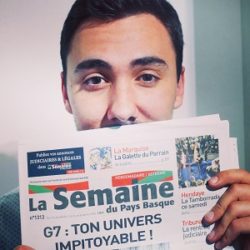 #MonStageISCPA Germain, Journaliste pour la Semaine du Pays Basque