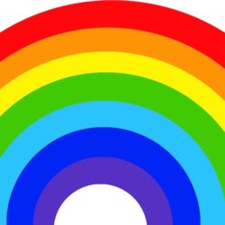 Les 7 couleurs de l’arc en ciel…