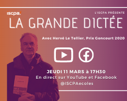 UN CONCOURS AVEC LE GONCOURT : spécial JEUDISCPA le 11 MARS à 17h30 !