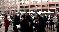 Flashmob de l'ISCPA Lyon, Ecole de journalisme, Ecole de communication