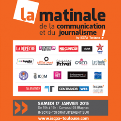 La matinale de la communication et du journalisme - Samedi 17 janvier 2015 La matinale de la communication et du journalisme - Samedi 17 janvier 2015