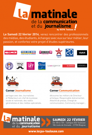 La matinale de la communication et du journalisme 2015 - ISCPA Toulouse